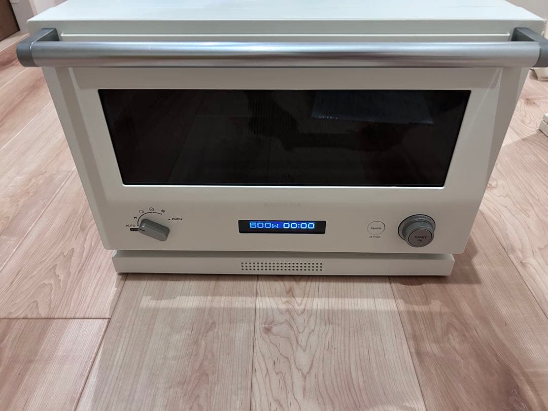 「ジャンク品」バルミューダオーブンレンジ(2021年製)白エラーコード「EO5」