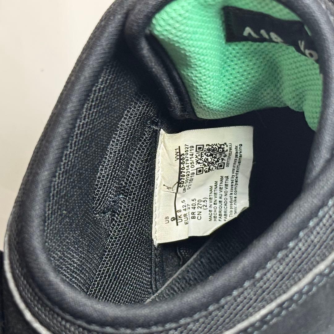 【Air Jordan】Mars black x 蛍光グリーン 27.5cm