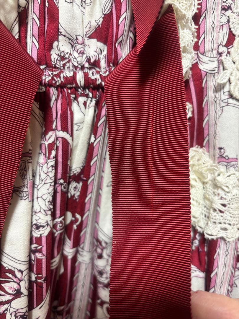 ス*ラ様 BABY マリーアントワネット　ジャンパースカート　JSK 赤　エンジ