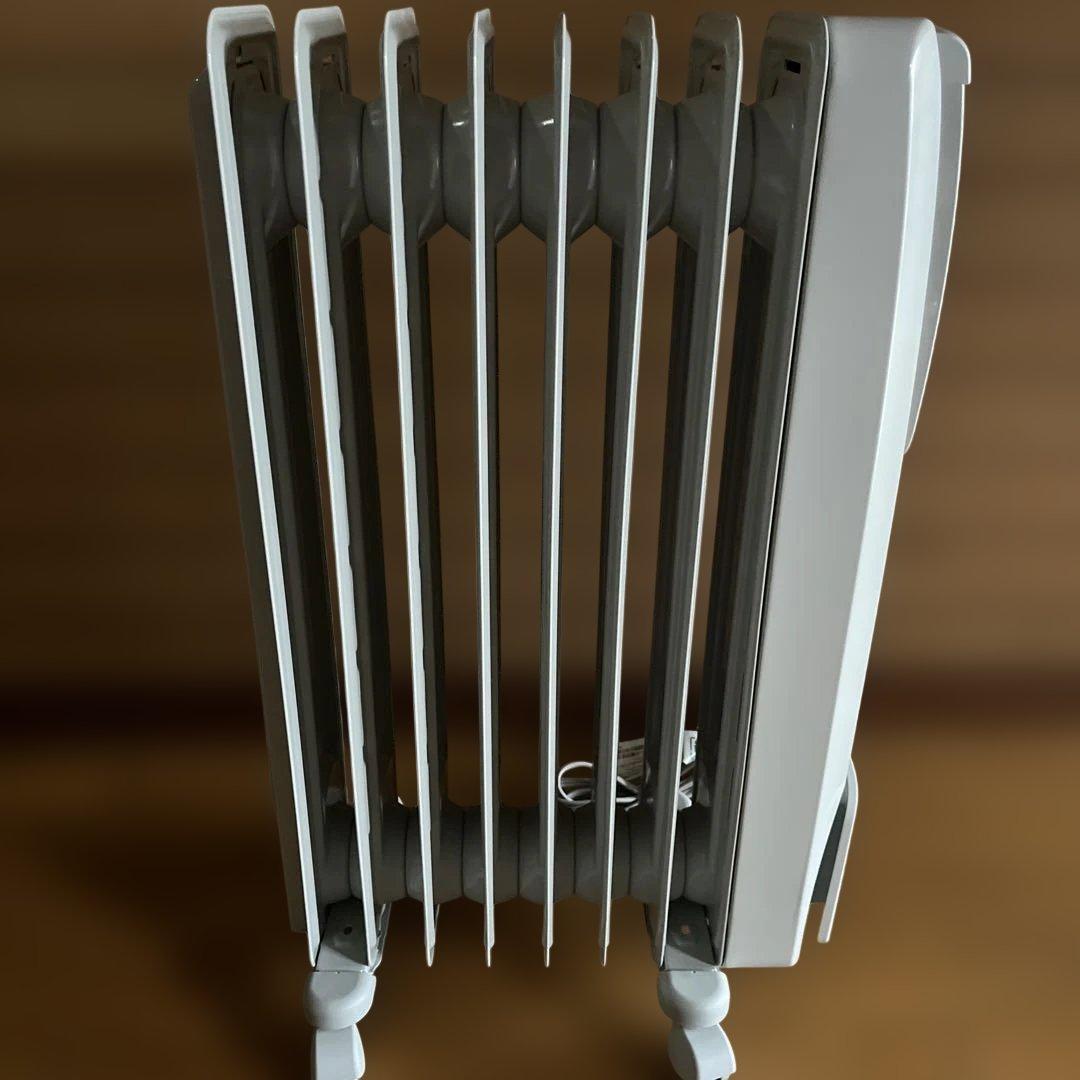 オイルヒーター デジタル操作パネル付き ホワイト