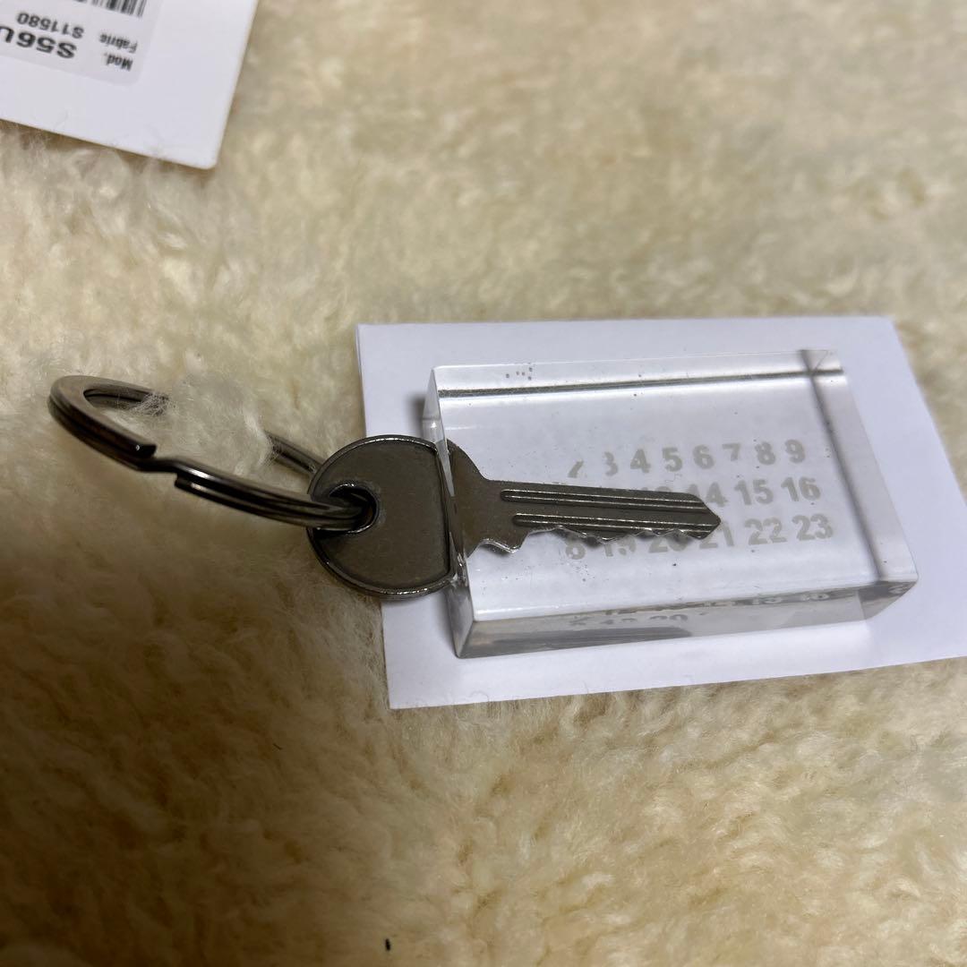 maison margiela クリアキーホルダー レジン