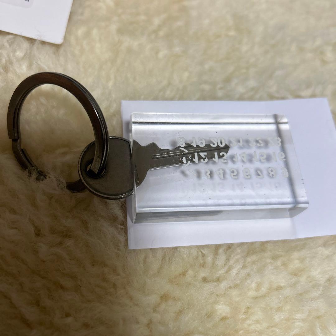 maison margiela クリアキーホルダー レジン