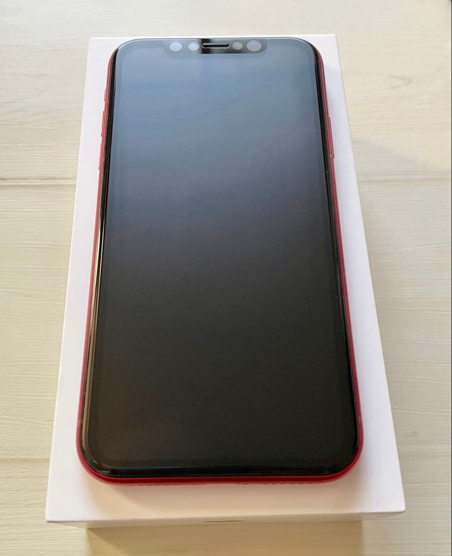 iPhone XR レッド128GB SIMフリー　箱付き