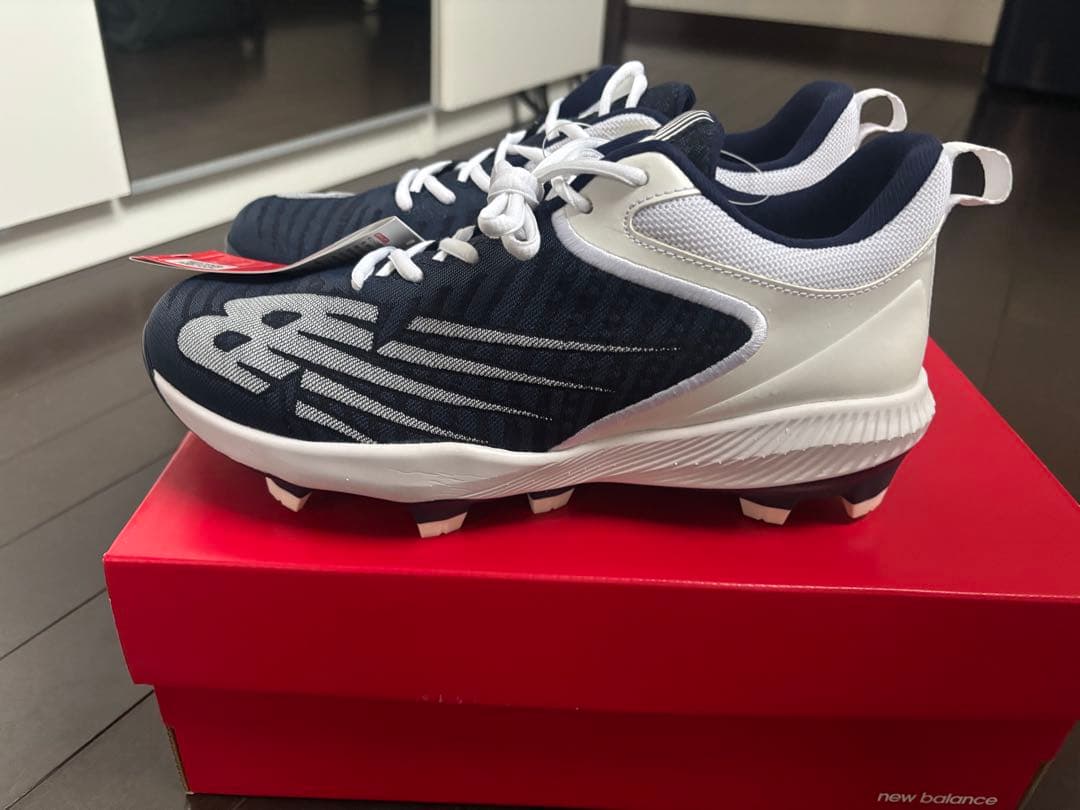 New Balance PL4040N6ポイントスパイク　ネイビー/ホワイト