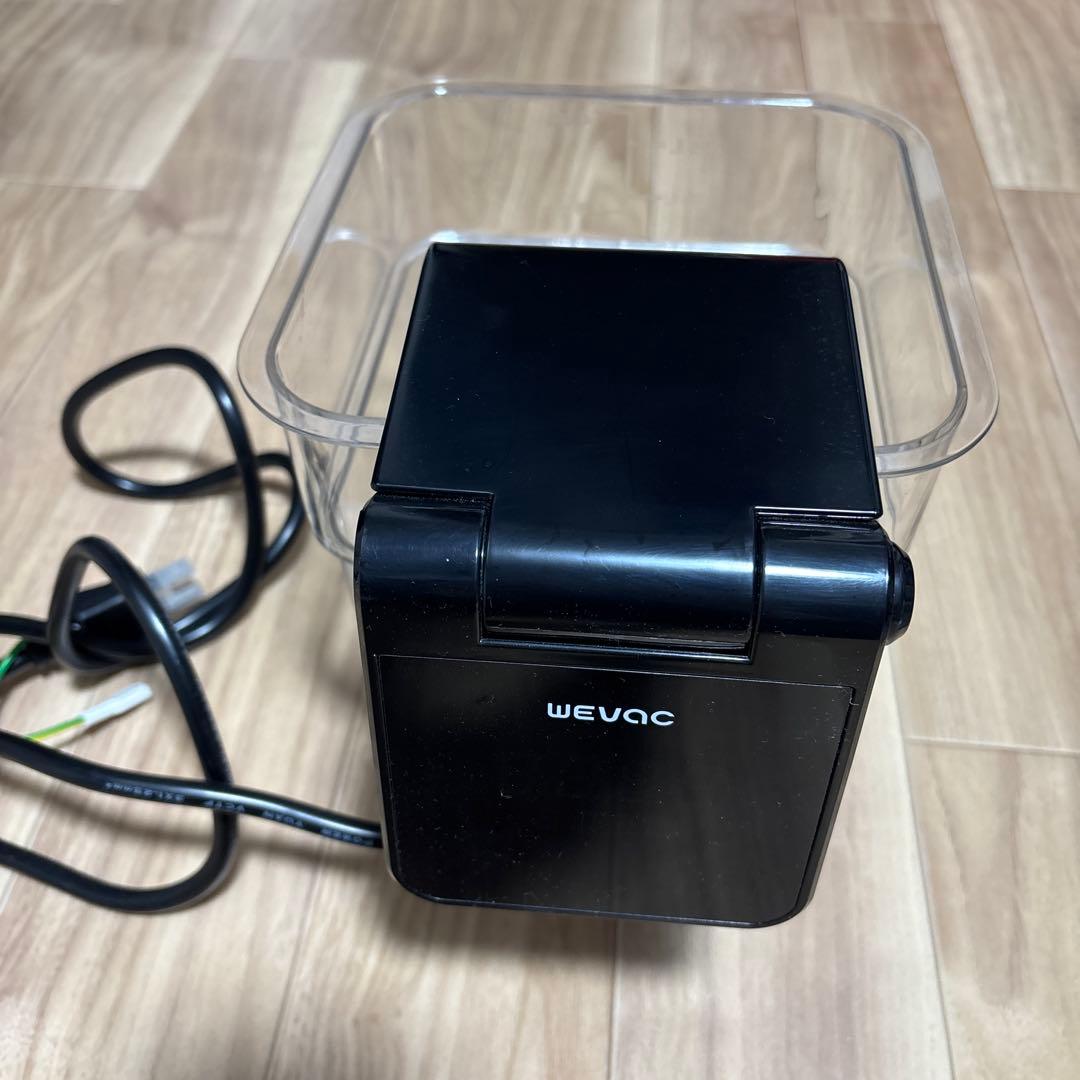 WEVAC 低温調理器 ブラック 透明容器付