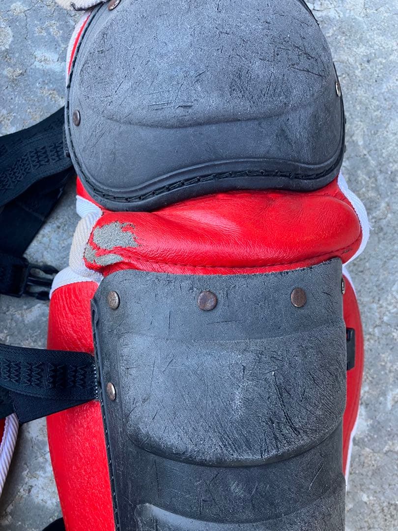 ハタケヤマ　キャッチャー防具セット　マスク　プロテクター　レガース　軟式大人用