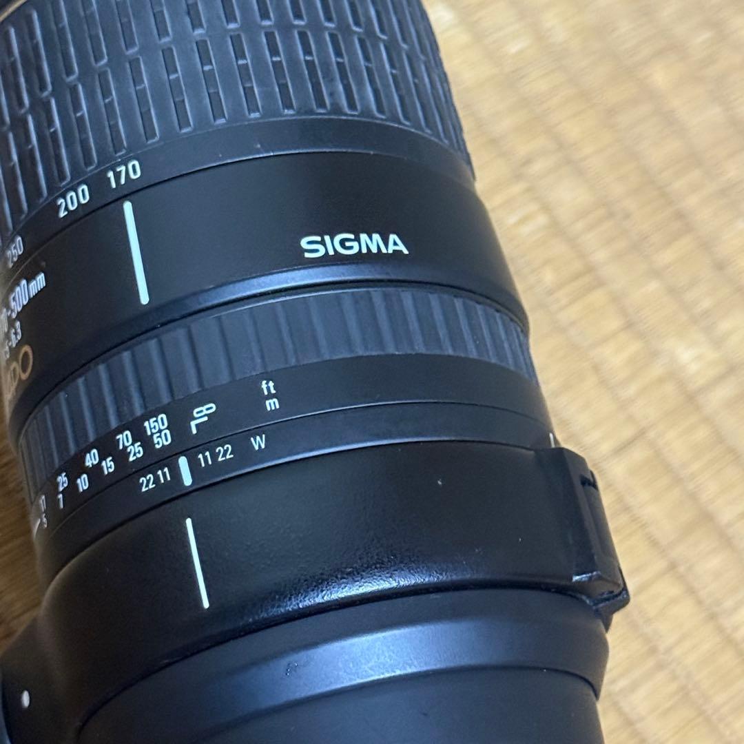 レンズ(ズーム) SIGMA APO 170-500mm 1:5-6.3