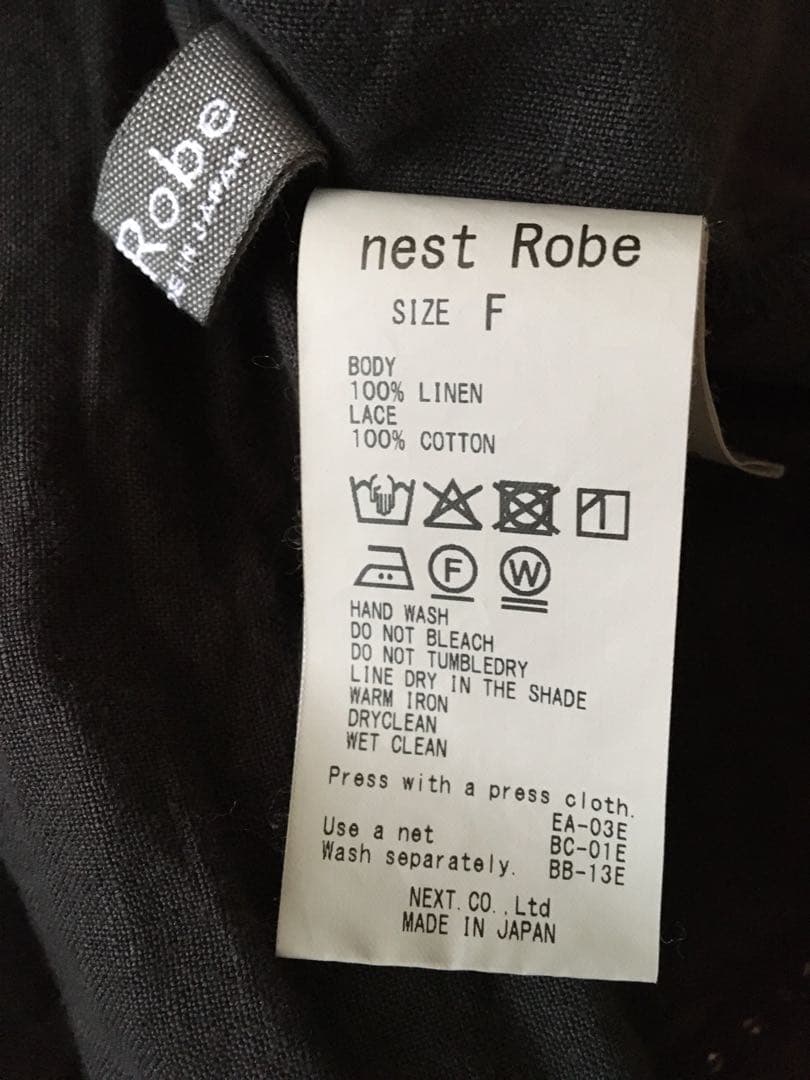 nest Robe ネストローブ　リネンスカラップ2wayチュニック