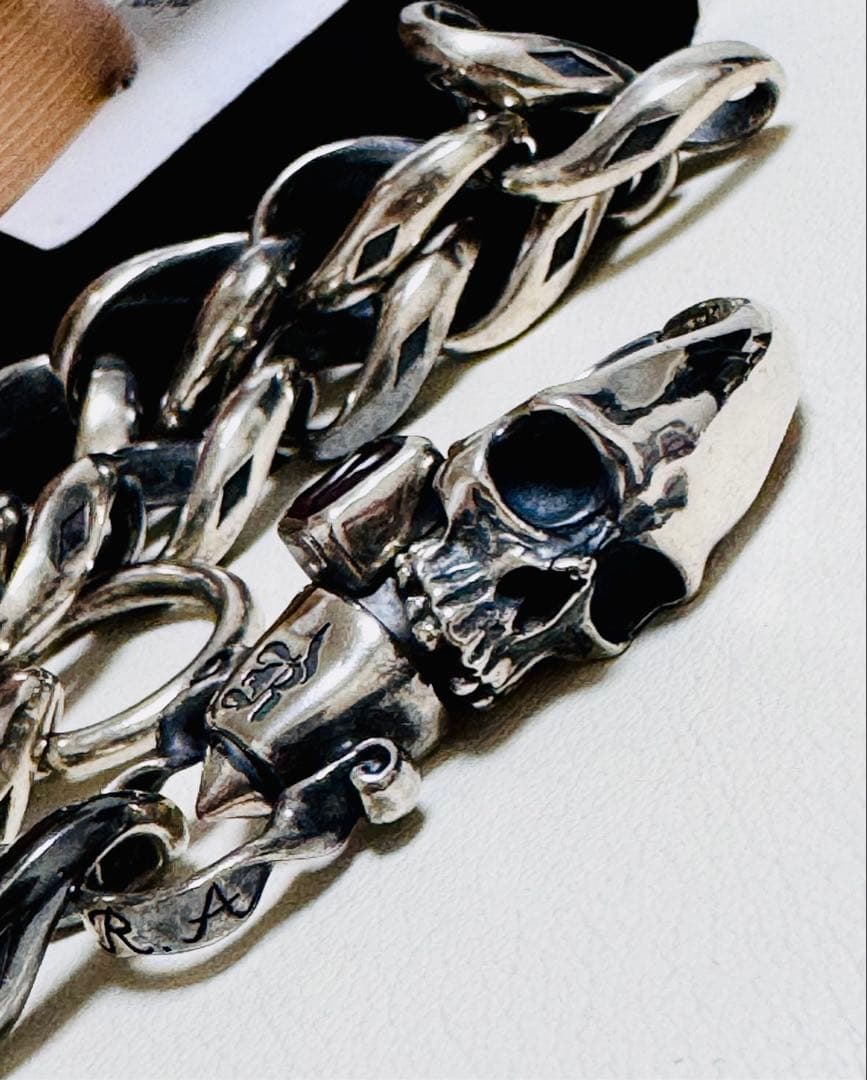 38万円購入　ロックンライド　シルバー925 ウォレットチェーン　アクセサリー