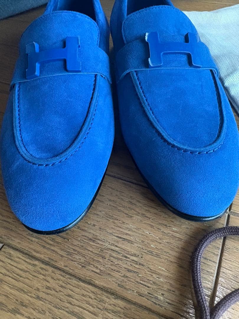 使用しようと思ったけど再度出品してみた　　　HERMES エルメス　モカシンパリ