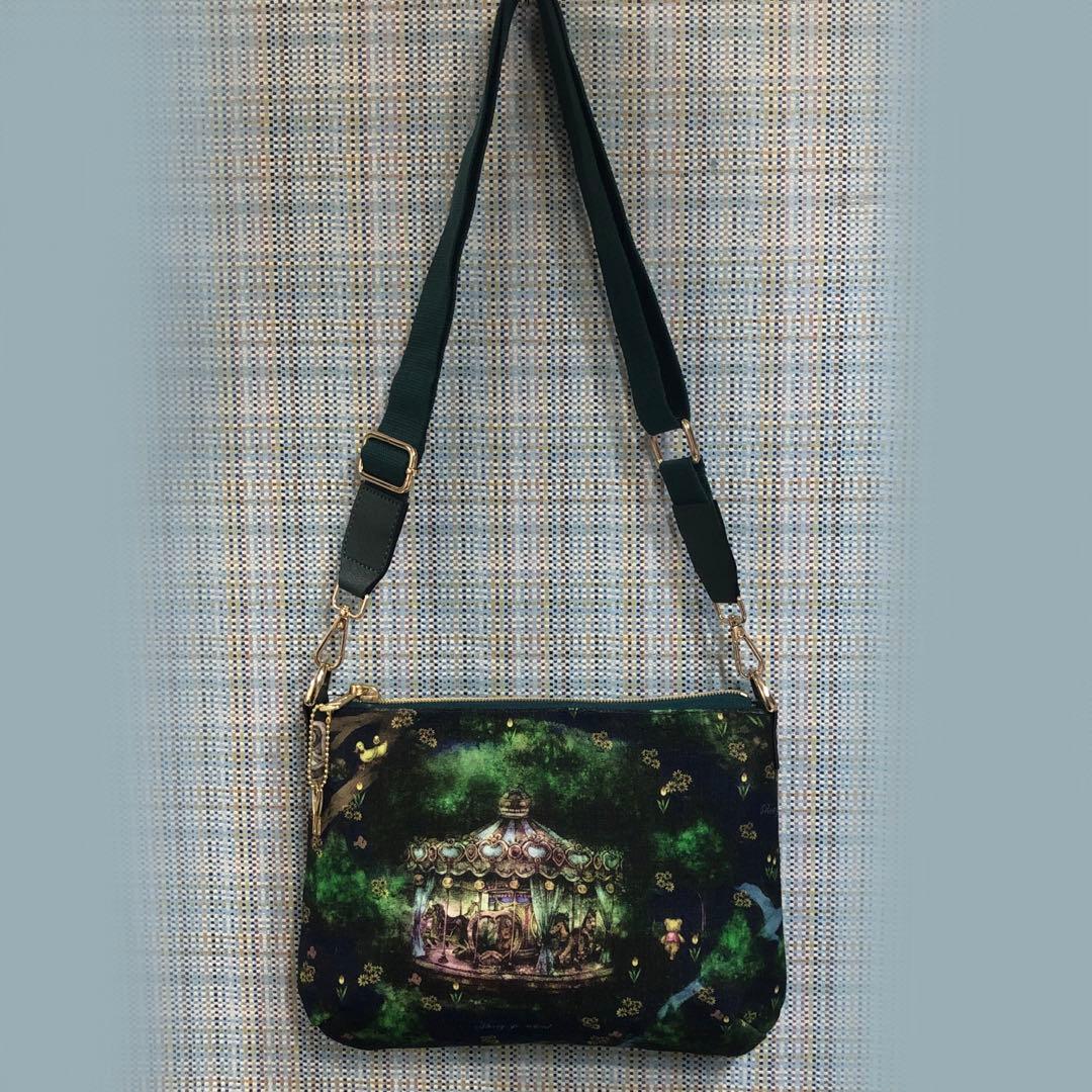 1924.ハンドメイド　23cmファスナーバッグ　フランシュリッペ