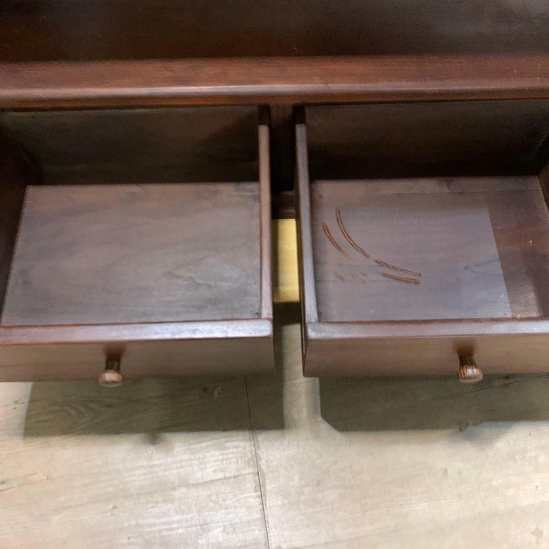 G995\"　アンティーク W1100 フリーラック ブックシェルフ 引き出し付