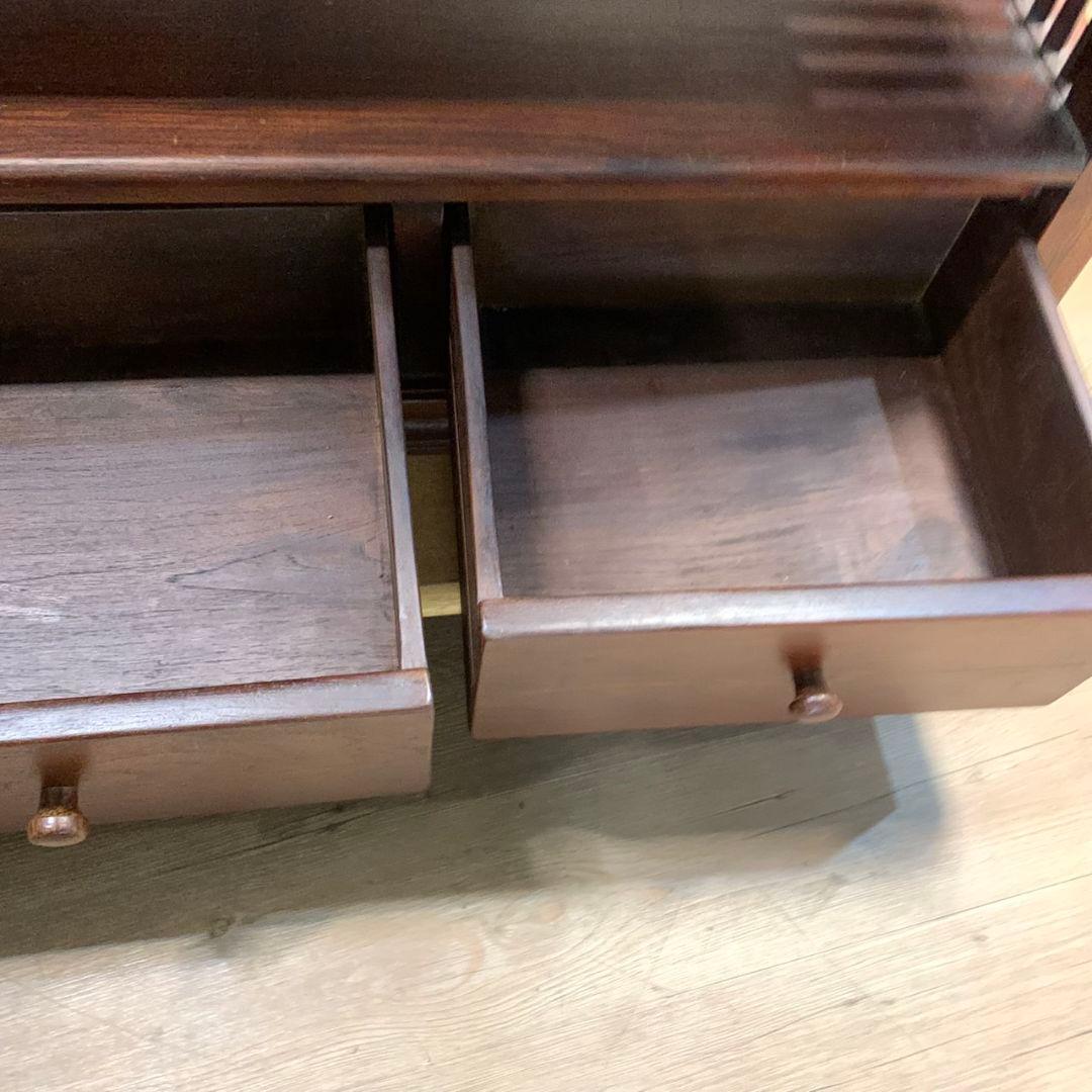 G995\"　アンティーク W1100 フリーラック ブックシェルフ 引き出し付