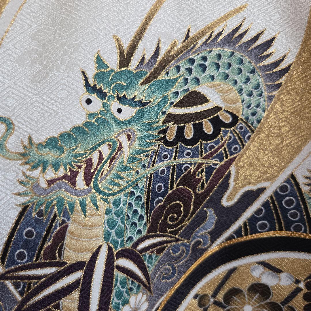 No22 正絹　男の子お祝い着物　産着　長襦袢付き　七五三　美品