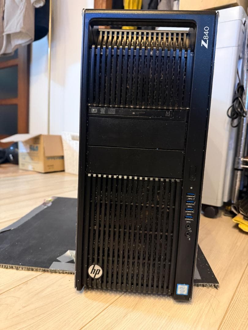 投資家向け８画面仕様！　メモリ192G CPU×２枚！HP Z840 中古