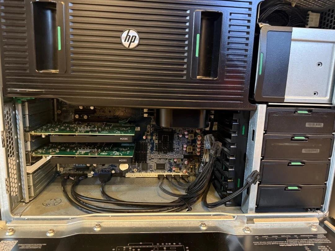 投資家向け８画面仕様！　メモリ192G CPU×２枚！HP Z840 中古