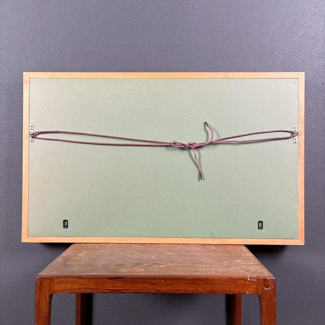 美品 上村淳之「四季啼鳥・春」シルクスクリーン 扇面 サイン・印章有 上村松園