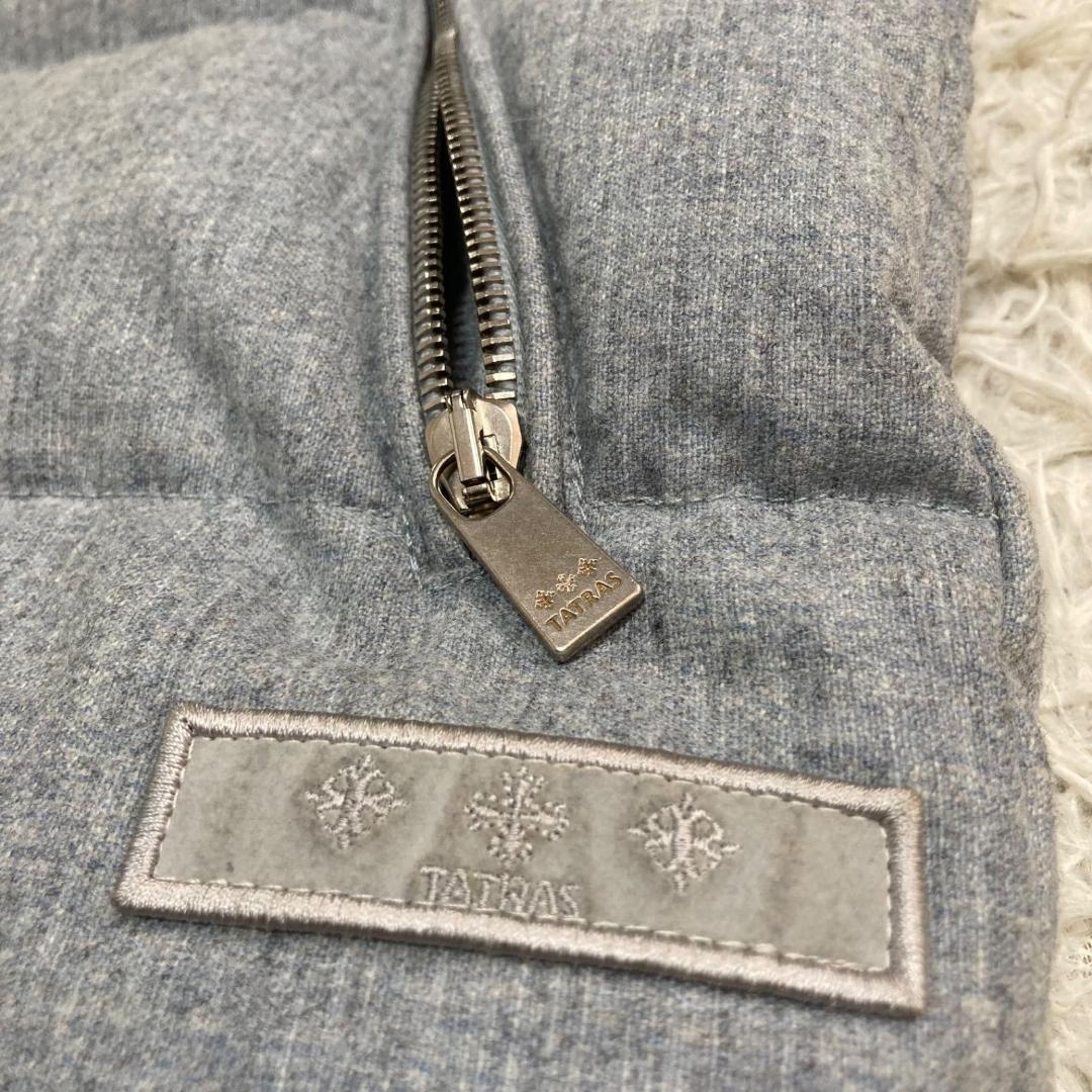 15795✨極美品✨タトラス ドラゴ ウールカシミヤ ダウンベスト/1/グレー