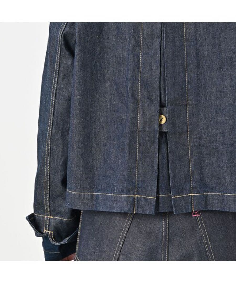 45R 45rpm ライ麦デニム　レフアジャケット　濃