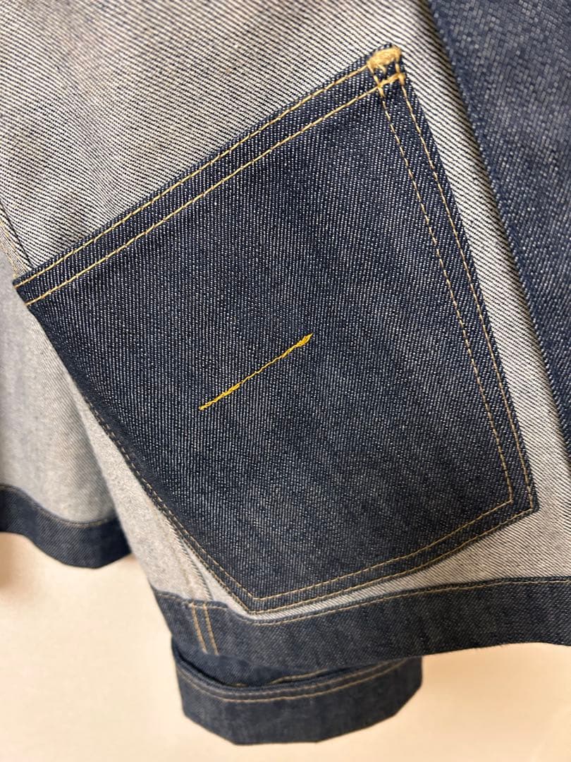 45R 45rpm ライ麦デニム　レフアジャケット　濃