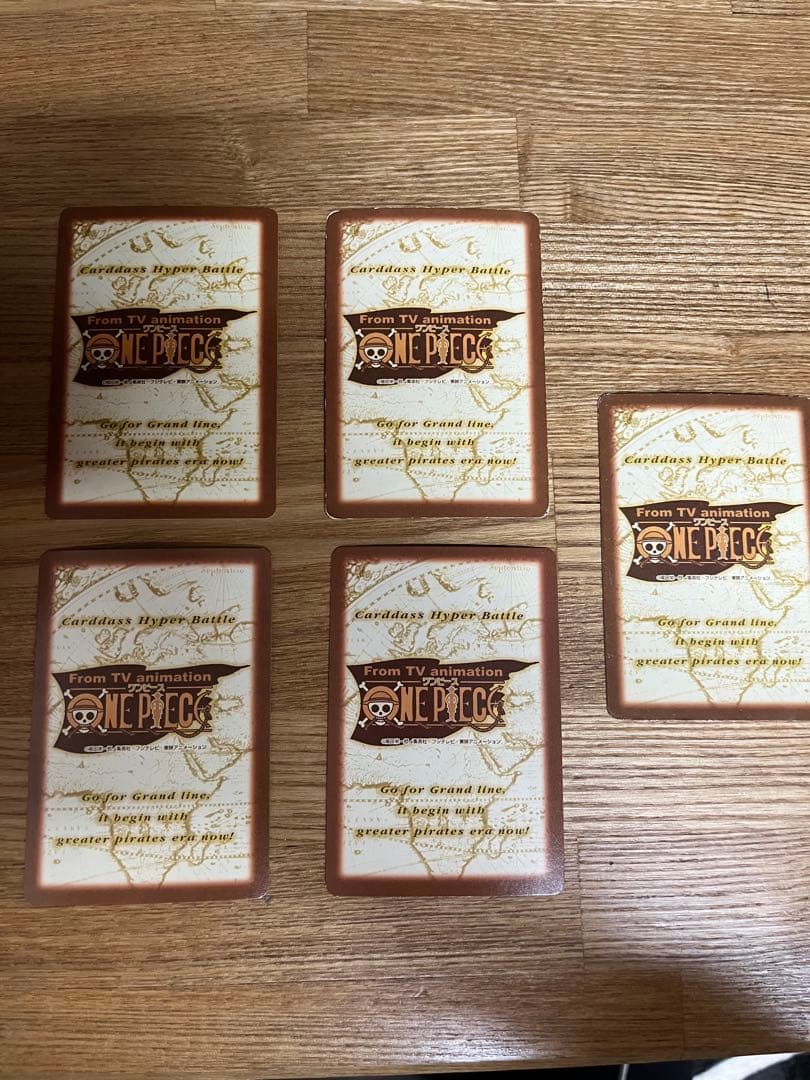 ワンピースカードダス　バギー５枚セットトレーディングカード