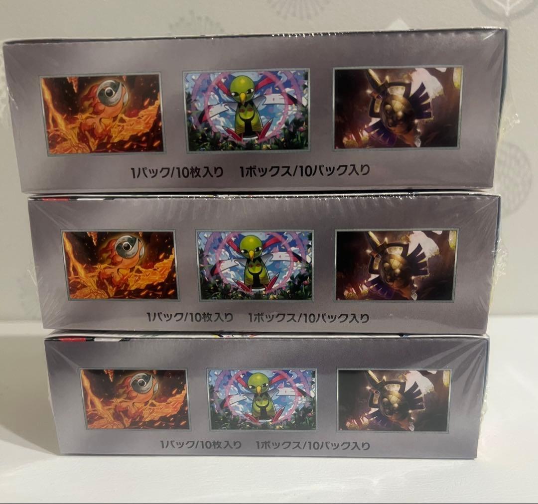 ポケモンカードゲーム テラスタルフェスex3BOX未開封シュリンク付き