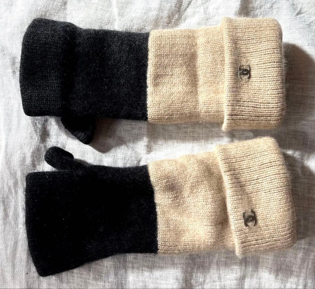 Chanel カシミヤ100%手袋★週末お値下げ中