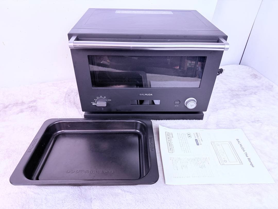 バルミューダ The Range K04A-BK かわいい操作音 オーブンレンジ