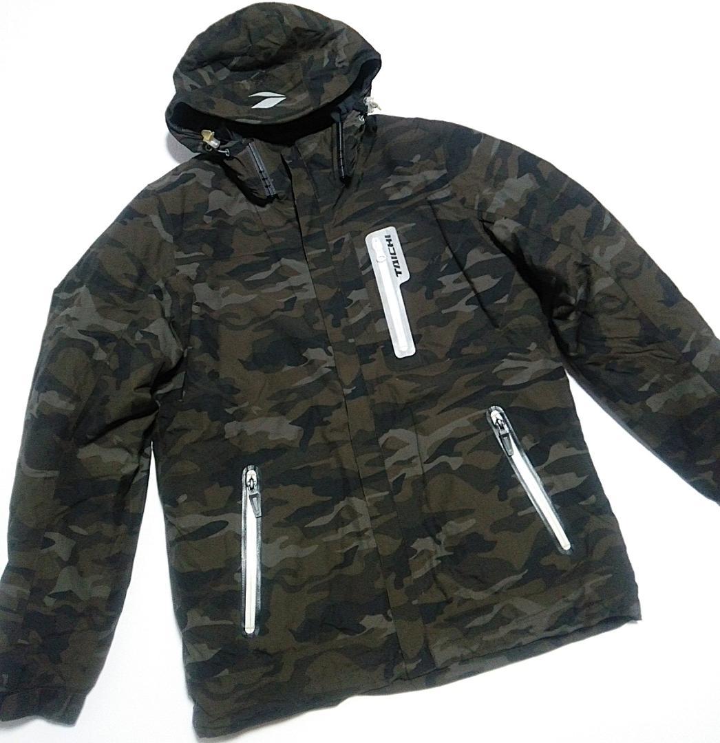 美品 RSタイチ 肩・肘・背中プロテクター付 モトレックウインタージャケット L