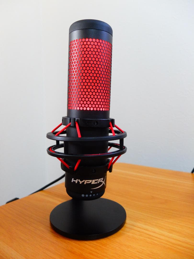 HyperX QuadCast コンデンサーマイク ブラック/レッド
