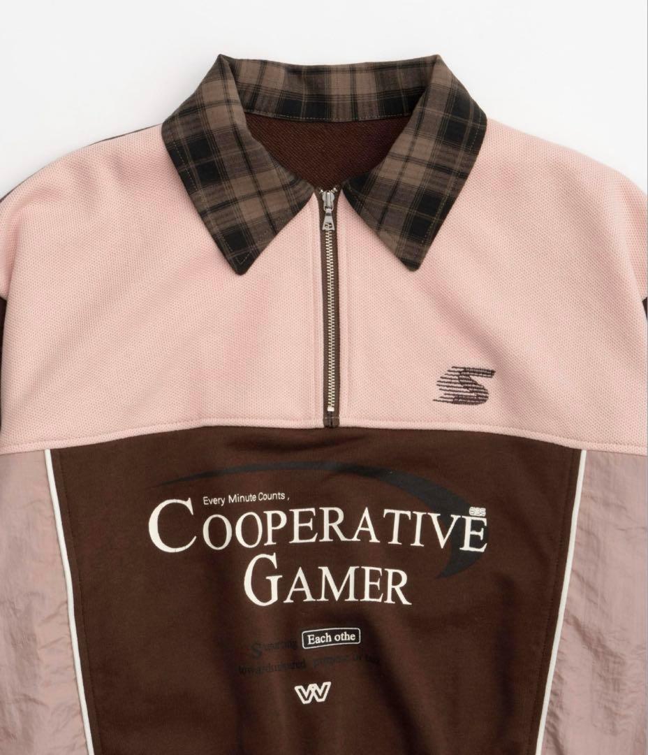 メゾンスペシャル　カンパニーハーフジップスウェット