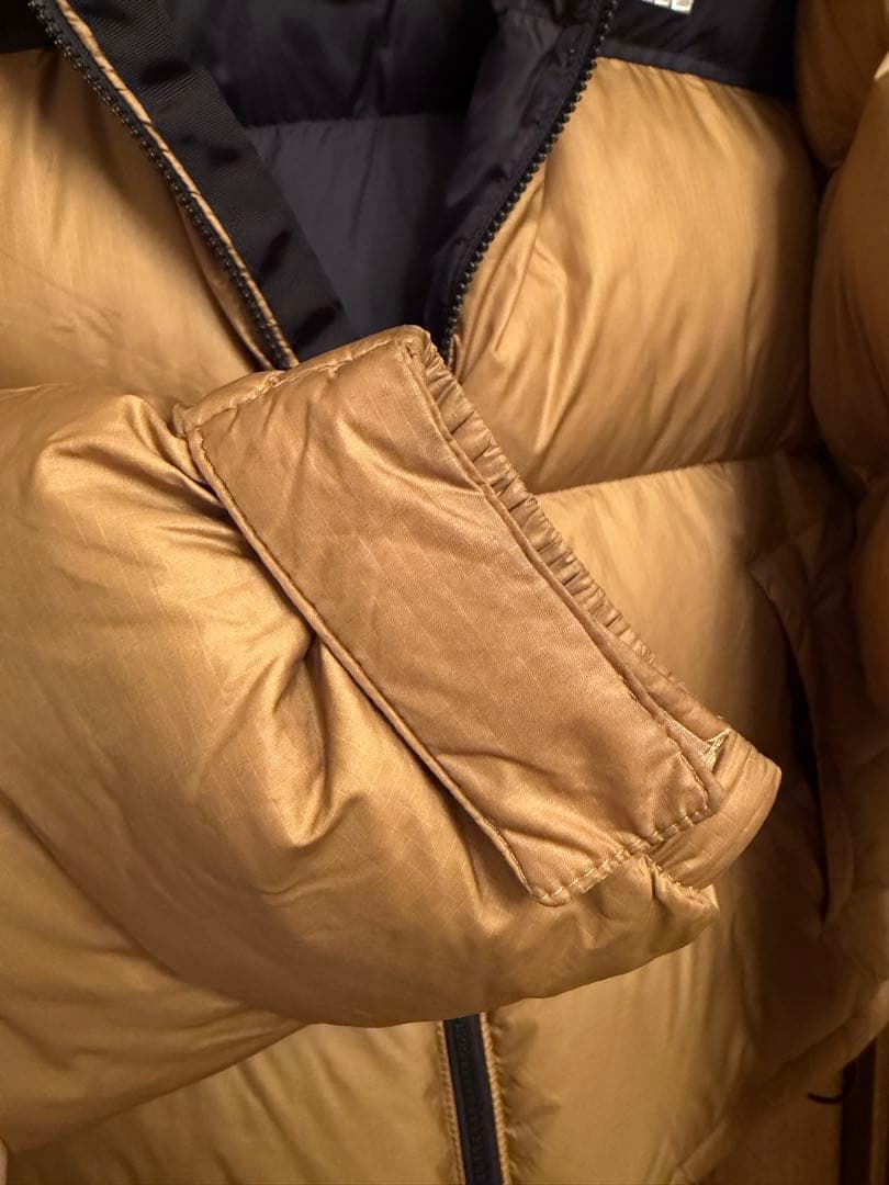 THE NORTH FACE ヌプシ700 ダウンジャケット M 黒/ベージュ