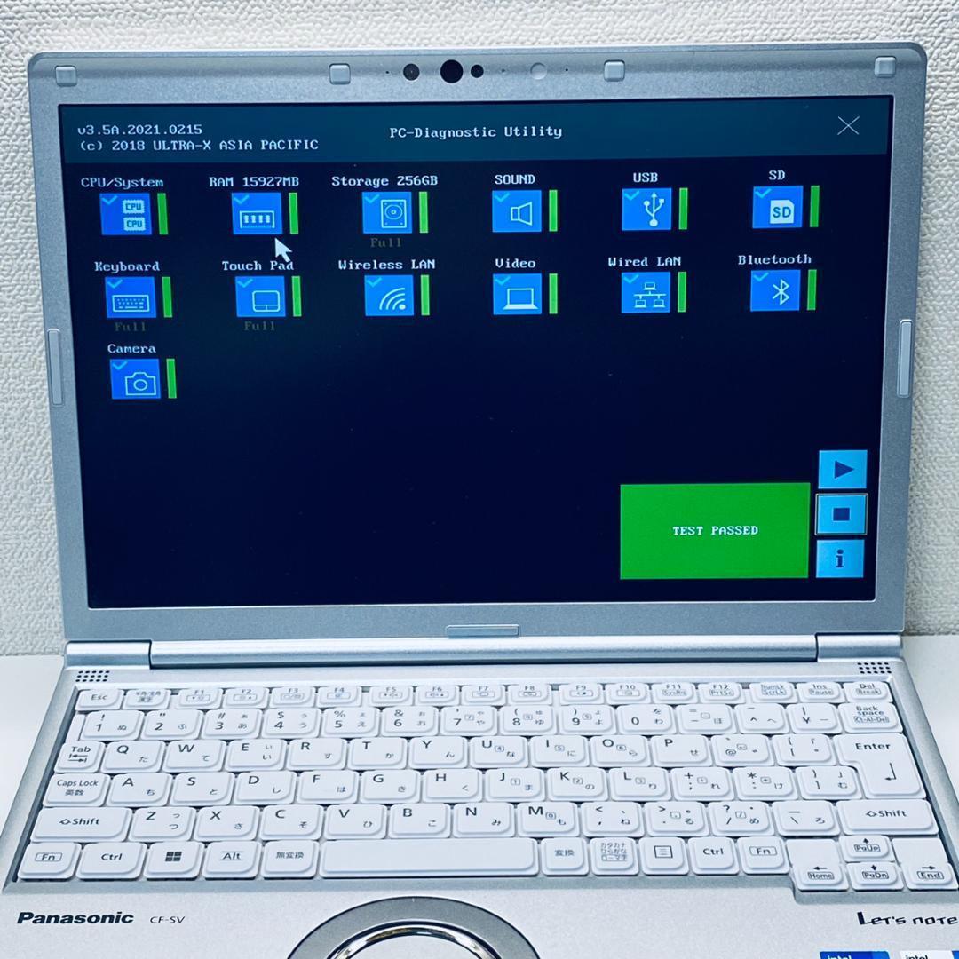 レッツノート SV1 W11 16GB NVMe 256GB 3010h 良品