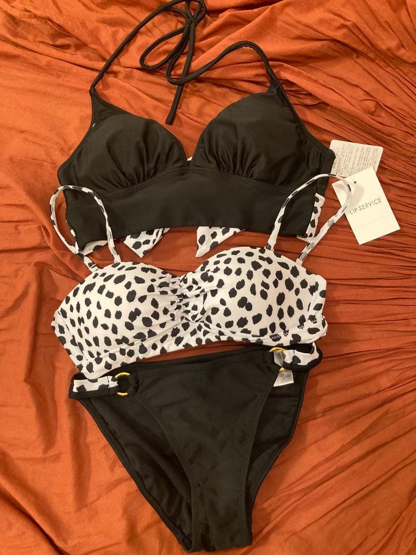 新品未使用タグ付きダブルブラビキニダルメシアンLIPSERVICEリップサービス