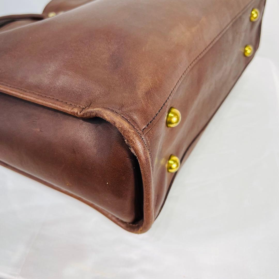 SOMES ソメスサドル　レザー ビジネスバッグ　トート　ブラウン　男女兼用