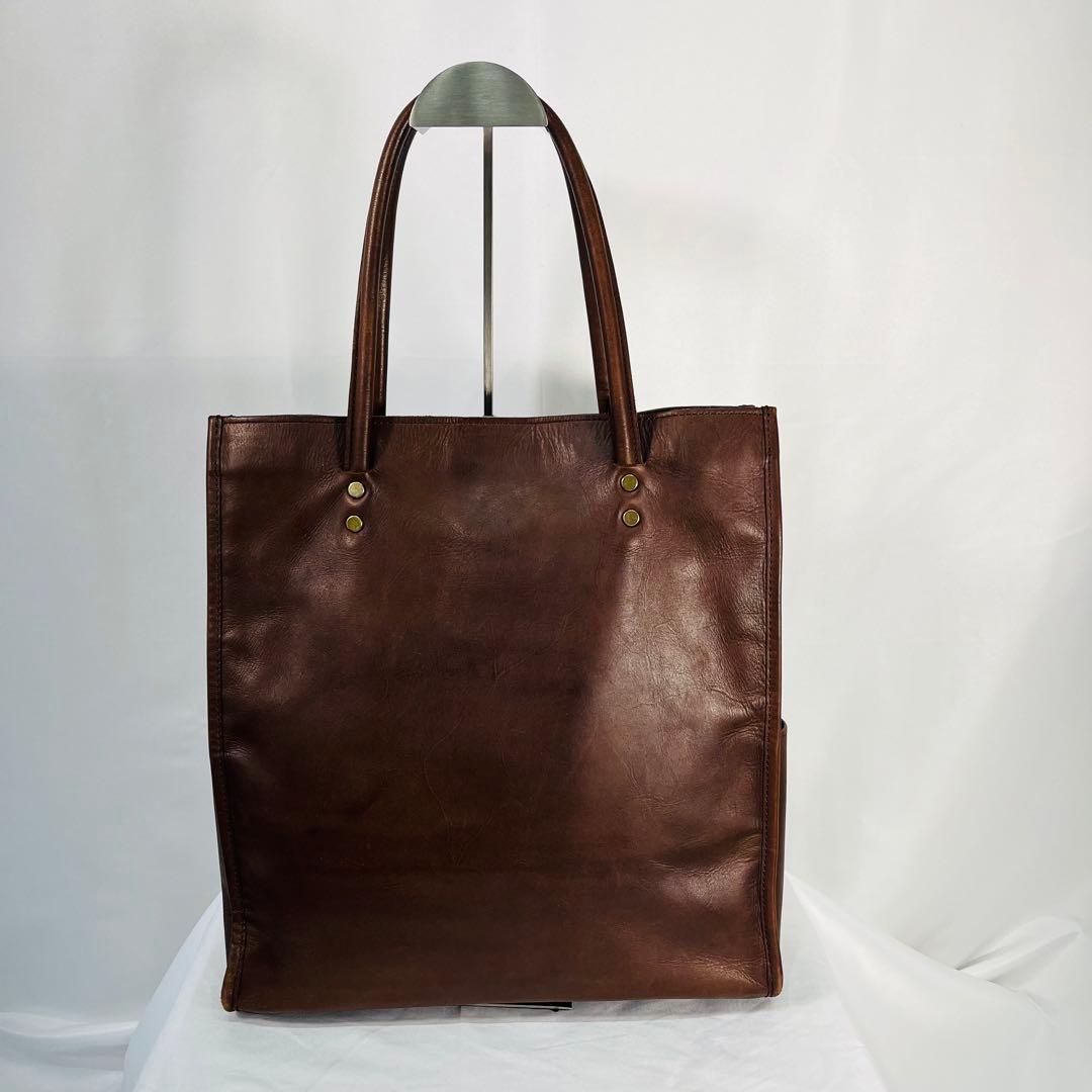 SOMES ソメスサドル　レザー ビジネスバッグ　トート　ブラウン　男女兼用