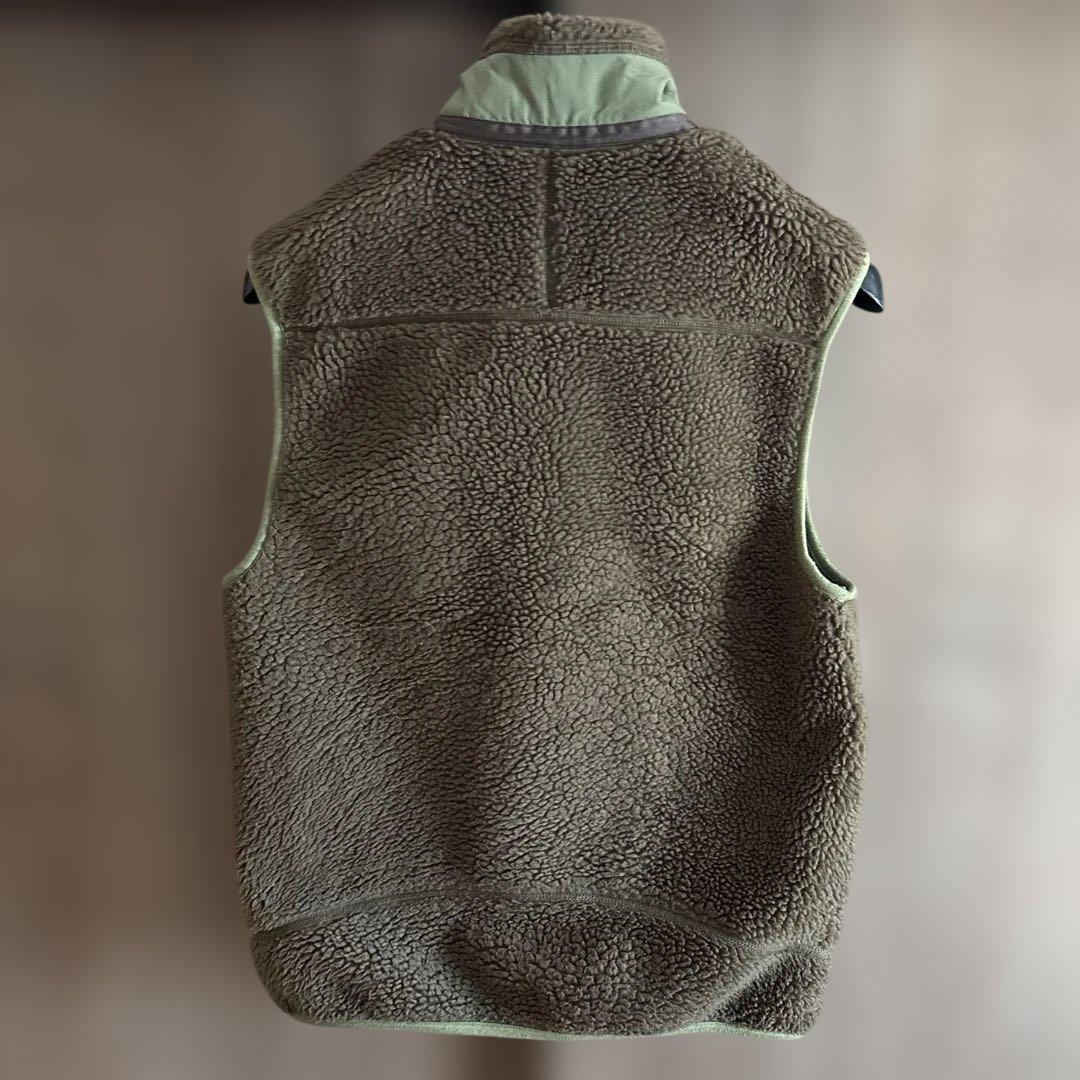 Patagonia レトロX メンズ ベスト Sサイズ ブラウン/グリーン