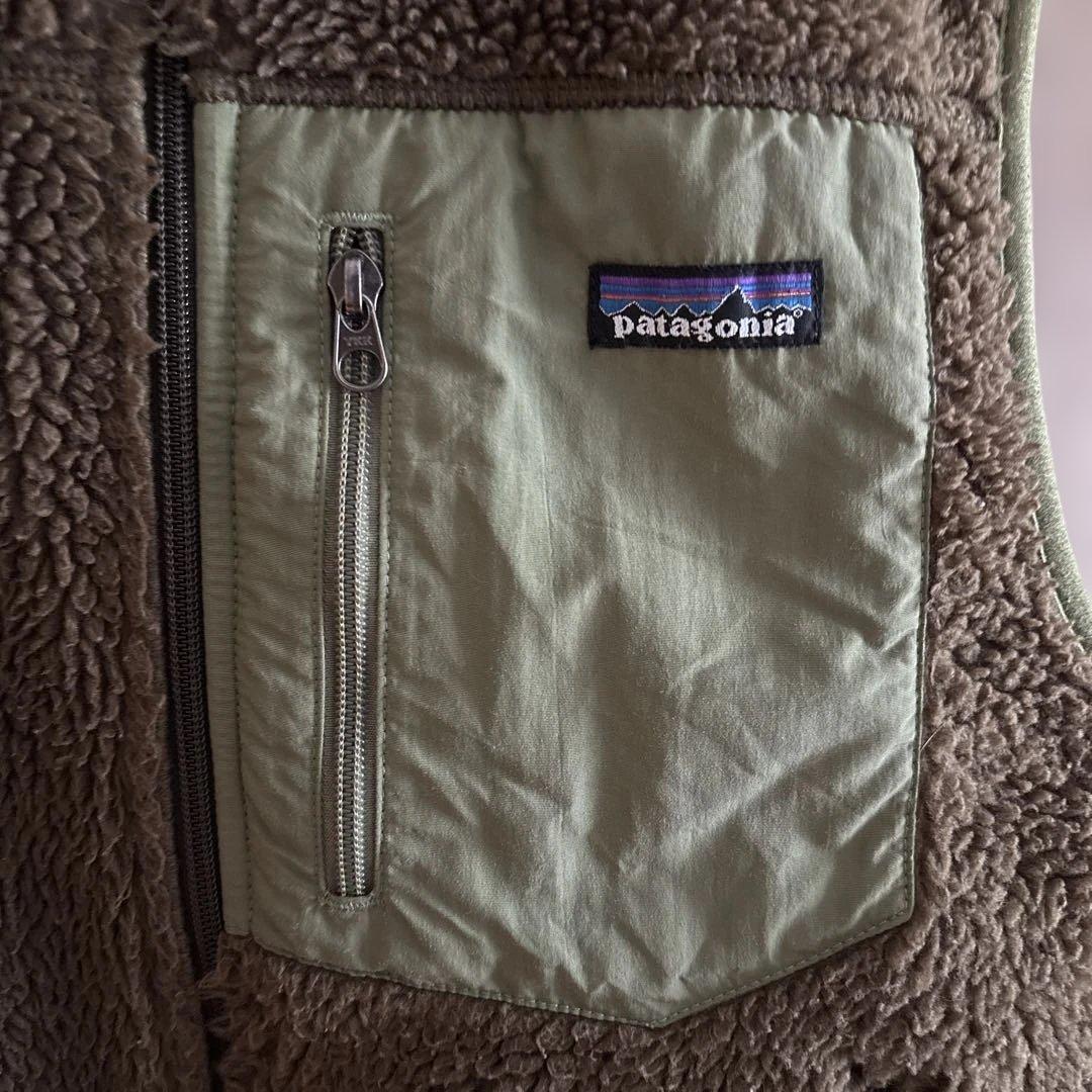 Patagonia レトロX メンズ ベスト Sサイズ ブラウン/グリーン