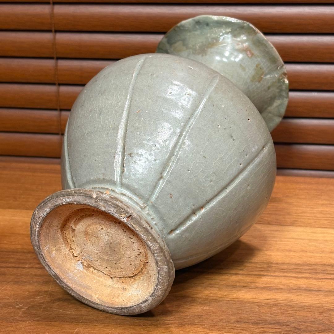 宋時代　中国青磁　中国から持って帰った希少な壺