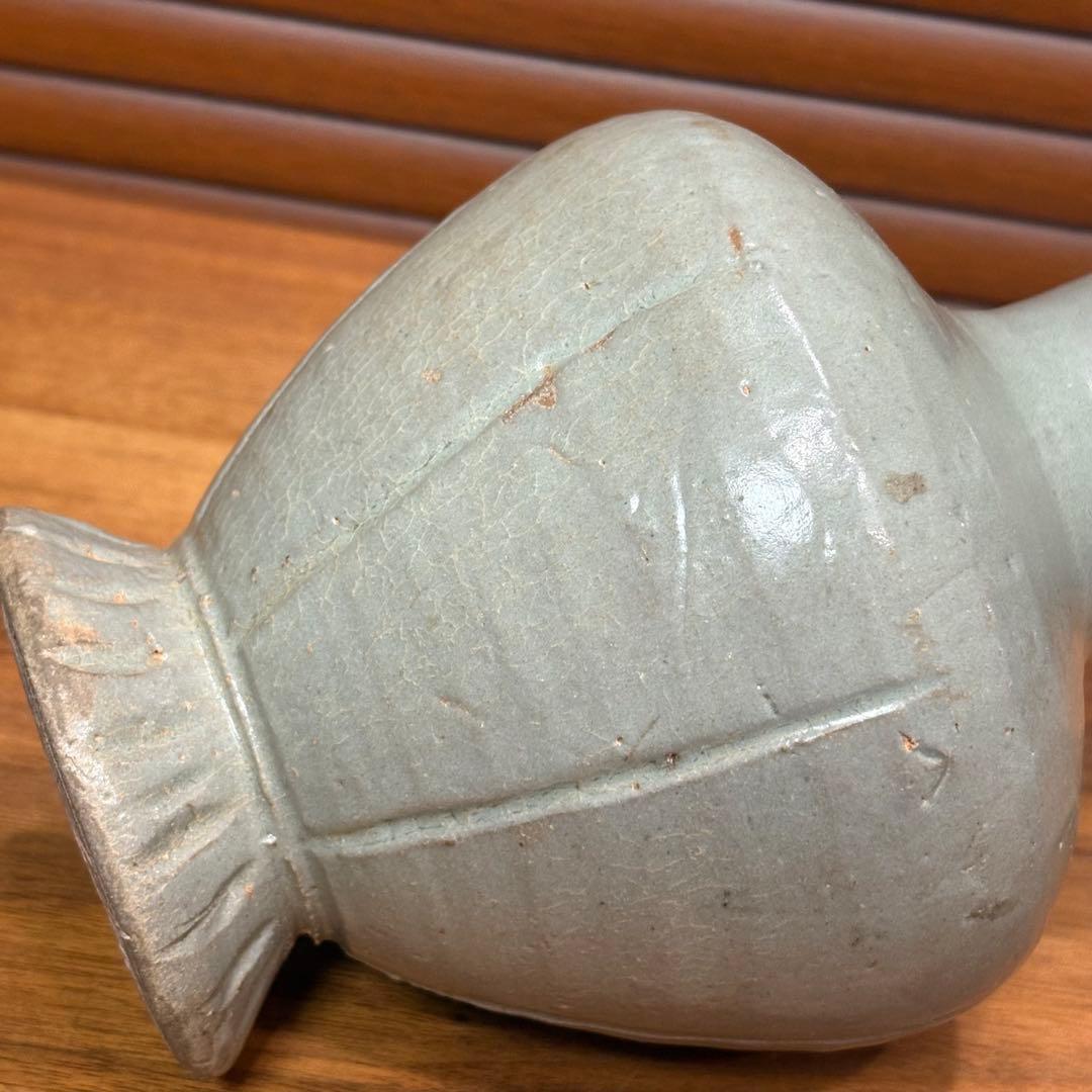 宋時代　中国青磁　中国から持って帰った希少な壺