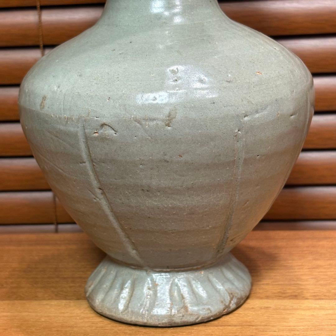 宋時代　中国青磁　中国から持って帰った希少な壺