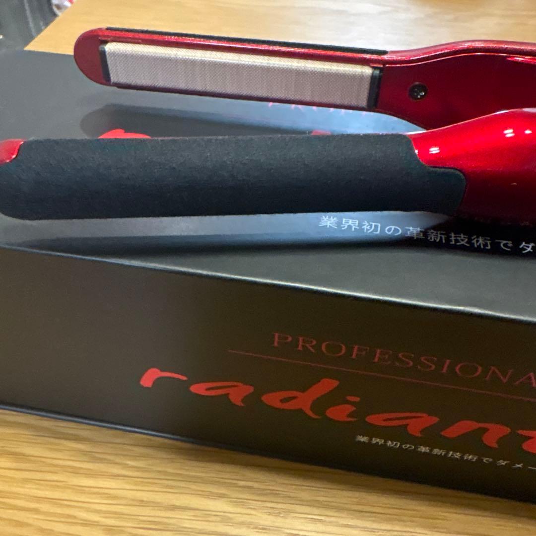 【美品】radiant mini プロフェッショナルヘアアイロン ミニ