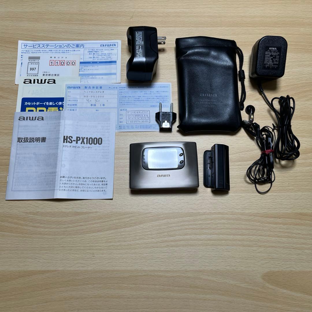 aiwa HS-PX1000 カセットプレーヤー