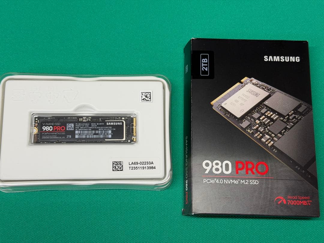 Samsung SSD 980 PRO 2TB ＋ 玄人志向 SSD 外付ケース