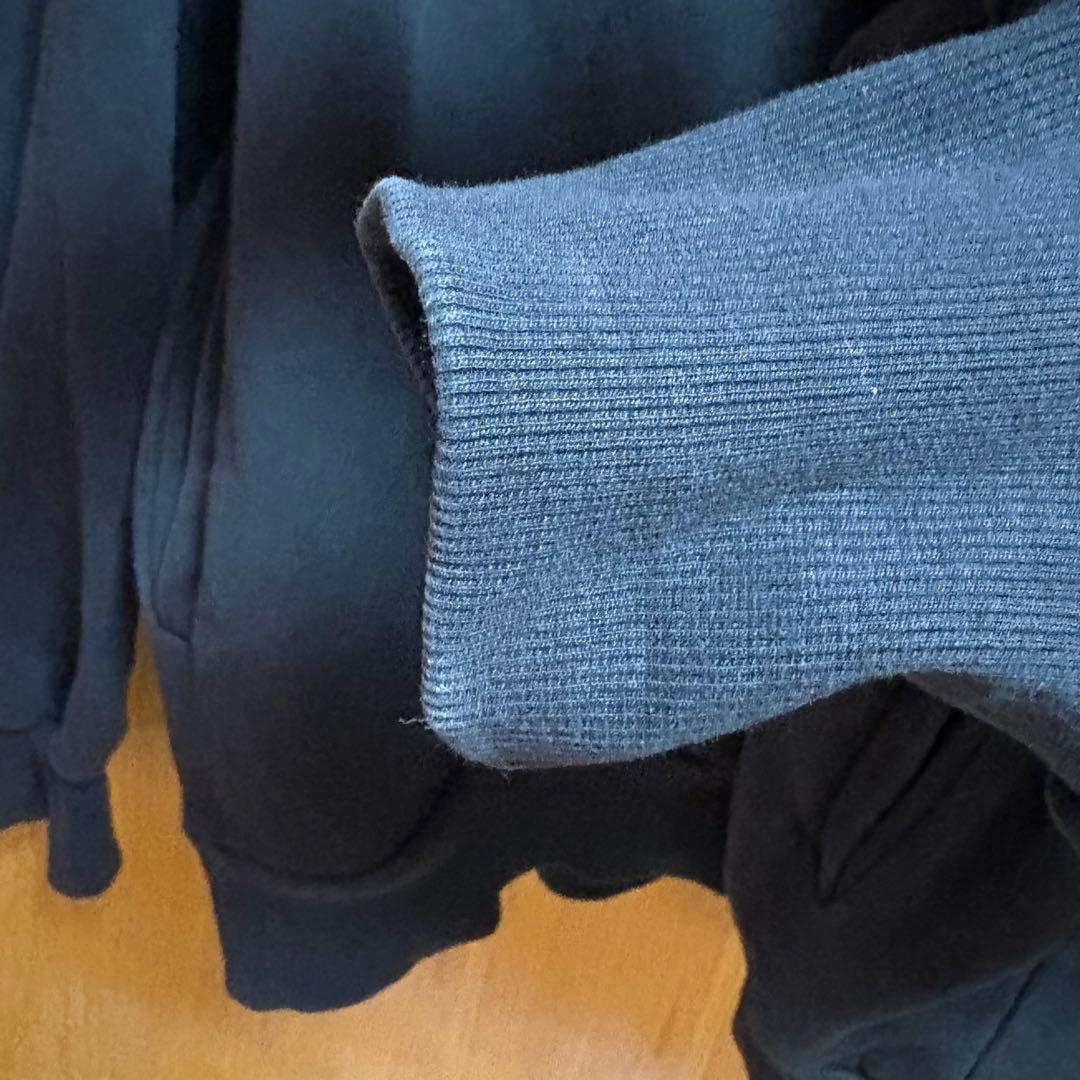 MADARANINGEN マダラニンゲン 猫プリント ブラックパーカー フーディ