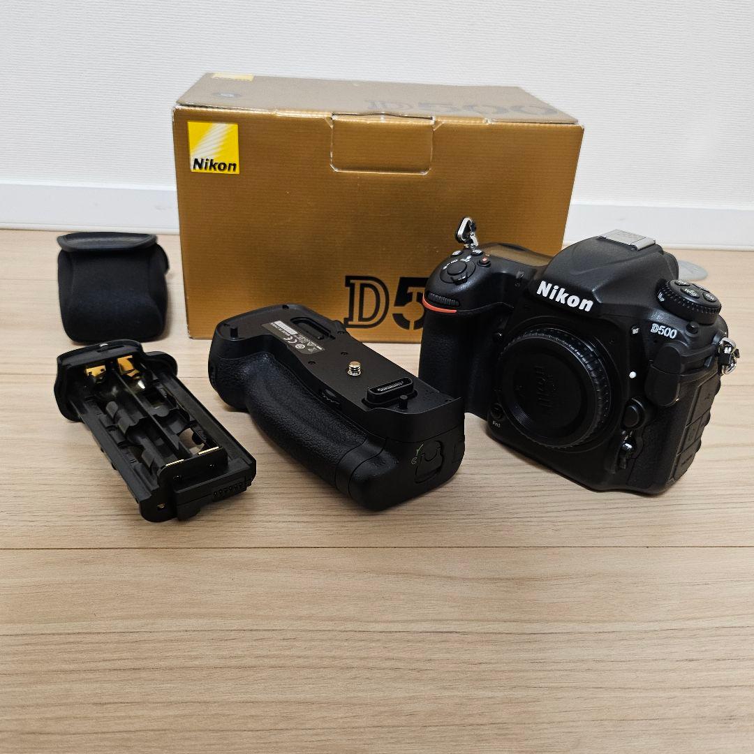 本日限定☆極美品☆Nikon D500 純正バッテリーグリップセット