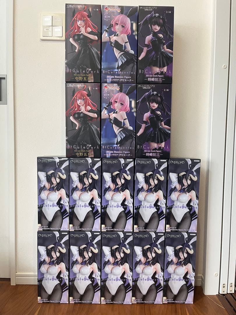 Bicute Figure 中野五月 時崎狂三 アルベド　モモ　フィギュア