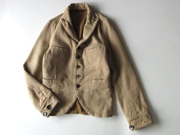 KAPITAL ヘビーコットンツイード 5Bジャケット 0/XS