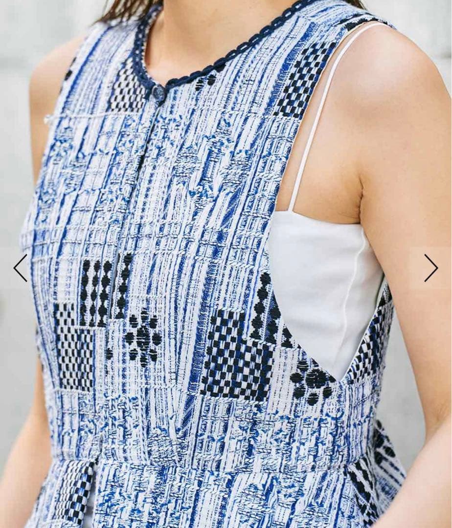 即完売DES PRÉS バスティングブリックジャカードベスト