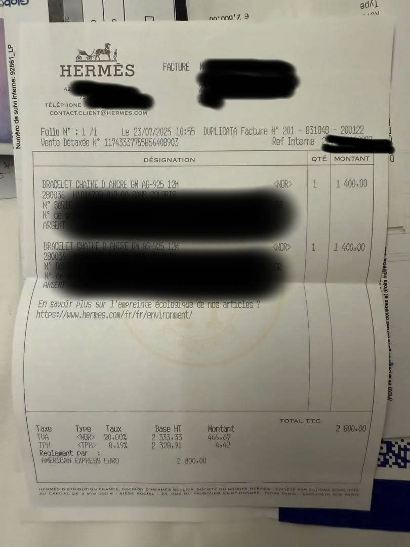 (8/22まで出品)シェーヌダンクル　GM 12コマ　エルメス